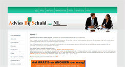 Desktop Screenshot of adviesbijschuld.nl