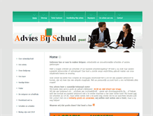 Tablet Screenshot of adviesbijschuld.nl